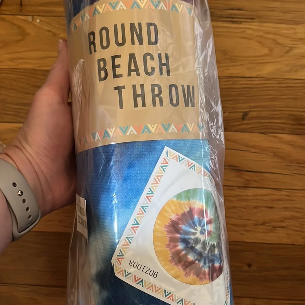Santa Monica Tie-Dye Towel, yoga mat, or sarong